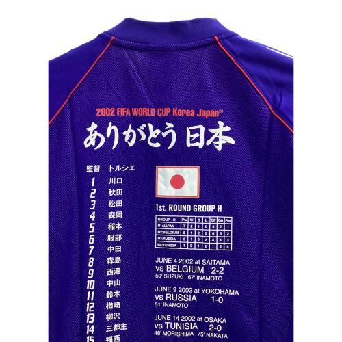 日本代表 (ニホンダイヒョウ) サッカーユニフォーム 381414 2002年日韓W杯記念ユニフォーム メンズ SIZE L ブルー