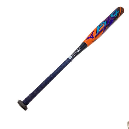 MIZUNO (ミズノ) AX4 ソフトボール用バット 1CJFS307 ゴム用ソフトボール3号 ケース付き 84cm/5.7cm DIA. ブルー×オレンジ