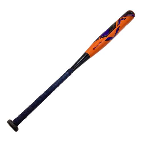MIZUNO (ミズノ) AX4 ソフトボール用バット 1CJFS307 ゴム用ソフトボール3号 ケース付き 84cm/5.7cm DIA. ブルー×オレンジ