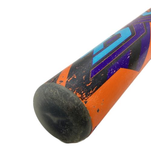 MIZUNO (ミズノ) AX4 ソフトボール用バット 1CJFS307 ゴム用ソフトボール3号 ケース付き 84cm/5.7cm DIA. ブルー×オレンジ