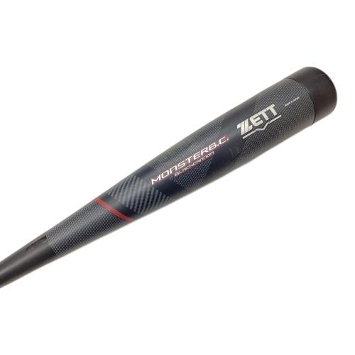 ZETT (ゼット) モンスターブラックキャノン 軟式バット BCT31385 ケース付 85cm ブラック