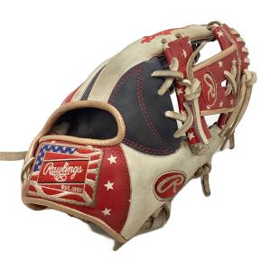 RAWLINGS (ローリングス) Heart of the Hide 軟式グローブ GR1R4N62 土手紐なし 約28cm ホワイト×レッド