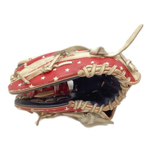 RAWLINGS (ローリングス) Heart of the Hide 軟式グローブ GR1R4N62 土手紐なし 約28cm ホワイト×レッド