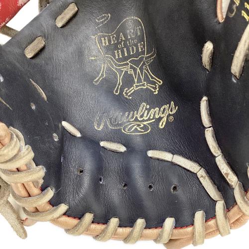 RAWLINGS (ローリングス) Heart of the Hide 軟式グローブ GR1R4N62 土手紐なし 約28cm ホワイト×レッド