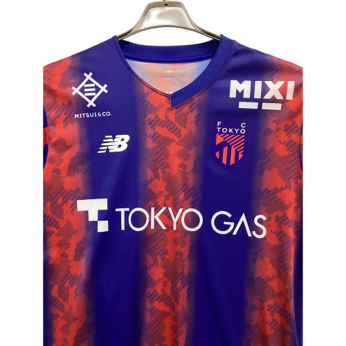 FC東京 (エフシートウキョウ) サッカーユニフォーム AMT45232 2024 ホームレプリカユニフォーム SIZE L ブルー