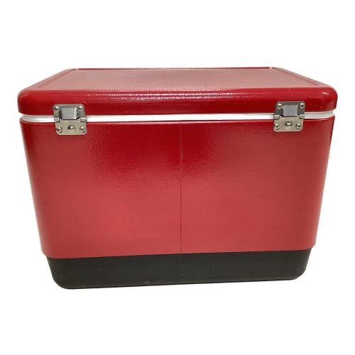 Coleman (コールマン) スチールベルトクーラー クーラーボックス 6150/6155 ダイヤロゴ 54QT 51L レッド×ブラック