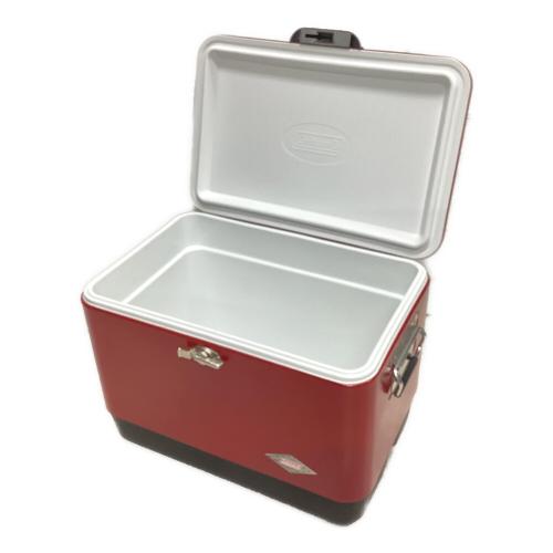 Coleman (コールマン) スチールベルトクーラー クーラーボックス 6150/6155 ダイヤロゴ 54QT 51L レッド×ブラック