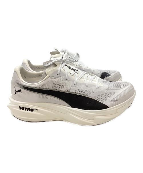 PUMA (プーマ) ランニングシューズ 312127-05 ディヴィエイト ニトロ エリート 4  メンズ SIZE 28cm ホワイト