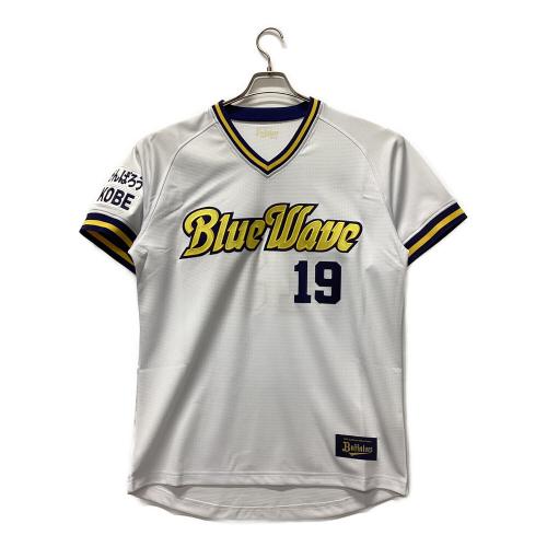 オリックスバファローズ　山岡泰輔選手BlueWave復刻ユニフォームXOサイズ⬜︎ オリックス・バファローズ 復刻 Blue Wave レプリカユニフォーム