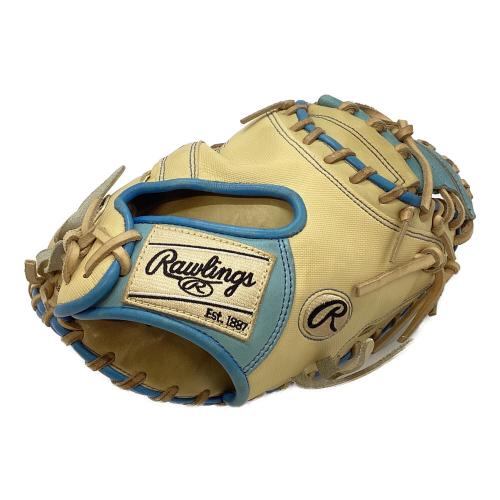 RAWLINGS (ローリングス) LITE TOE 硬式グローブ PROCM33DM-23 ケース付 38インチ アイボリー×スカイブルー