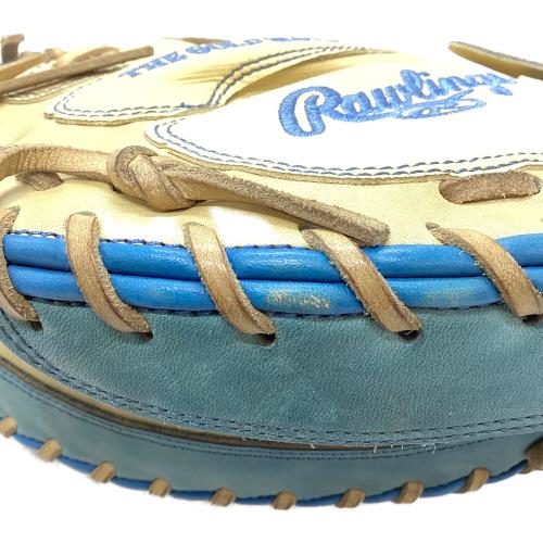 RAWLINGS (ローリングス) LITE TOE 硬式グローブ PROCM33DM-23 ケース付 38インチ アイボリー×スカイブルー