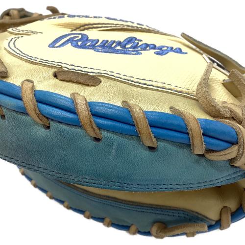 RAWLINGS (ローリングス) LITE TOE 硬式グローブ PROCM33DM-23 ケース付 38インチ アイボリー×スカイブルー