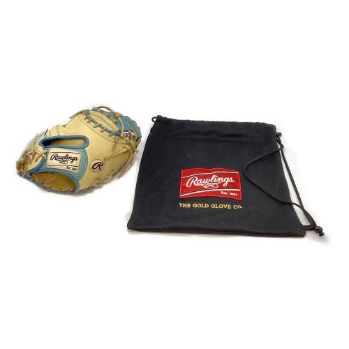 RAWLINGS (ローリングス) LITE TOE 硬式グローブ PROCM33DM-23 ケース付 38インチ アイボリー×スカイブルー