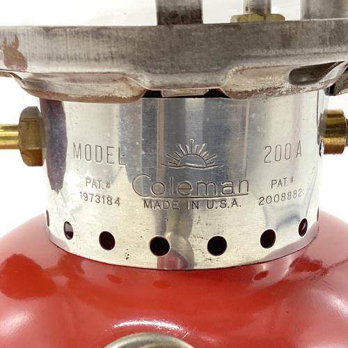 Coleman (コールマン) 200A ガソリンランタン サンシャインロゴ/イエローボーダー/前期型ハイベンチ ヴィンテージ