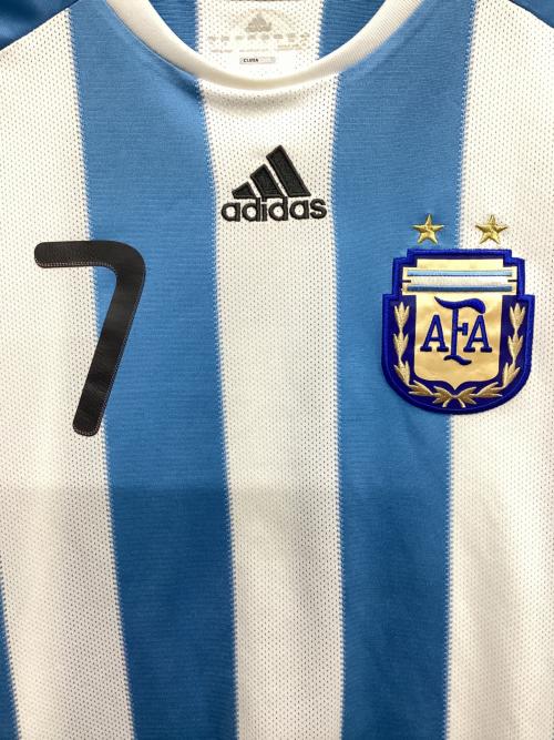 アルゼンチン代表 (アルゼンチンダイヒョウ) サッカーユニフォーム P47066 2010シーズンホーム スカイブルー×ホワイト