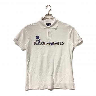 PEARLY GATES (パーリーゲイツ) ポロシャツ ゴルフウェア(トップス) 053-4160531 スヌーピーコラボ メンズ SIZE L ホワイト