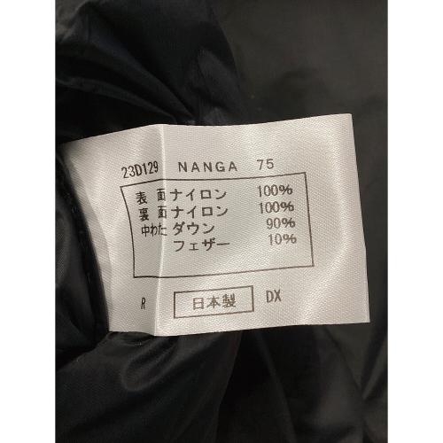 NANGA (ナンガ) マミー型シュラフ(ダウン) オールブラック スタッフサック付 ニッチ別注モデル オーロラテックス750DX