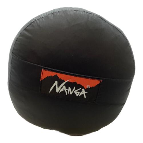 NANGA (ナンガ) マミー型シュラフ(ダウン) オールブラック スタッフサック付 ニッチ別注モデル オーロラテックス750DX