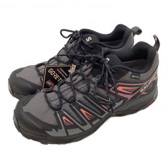 SALOMON (サロモン) X ウルトラ パイオニア GTX トレランシューズ トレッキングシューズ 471970 メンズ SIZE 26.5cm グレー×ピンク