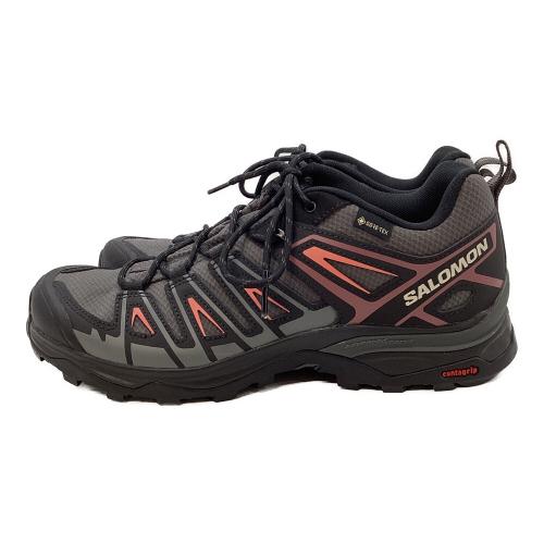 SALOMON (サロモン) X ウルトラ パイオニア GTX トレランシューズ トレッキングシューズ 471970 メンズ SIZE 26.5cm グレー×ピンク
