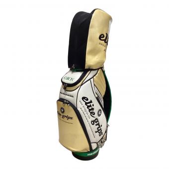 elite grips (エリートグリップ) キャディバッグ 5口/10.5型/限定ツアーモデル ホワイト×イエロー