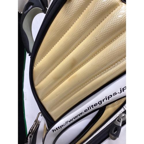 elite grips (エリートグリップ) キャディバッグ 5口/10.5型/限定ツアーモデル ホワイト×イエロー