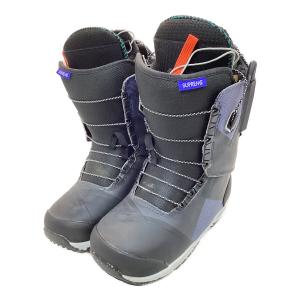 BURTON (バートン) スノーボードブーツ サプリーム ワイド レディース SIZE 23.5cm ブラック×ブルー
