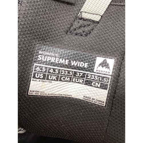 BURTON (バートン) スノーボードブーツ サプリーム ワイド レディース SIZE 23.5cm ブラック×ブルー