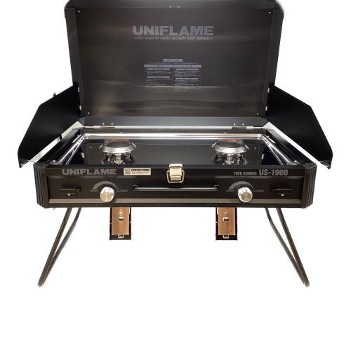 UNIFLAME (ユニフレーム) ツインガスバーナー 610350 ツインガスバーナー US-1900 ブラックLTD