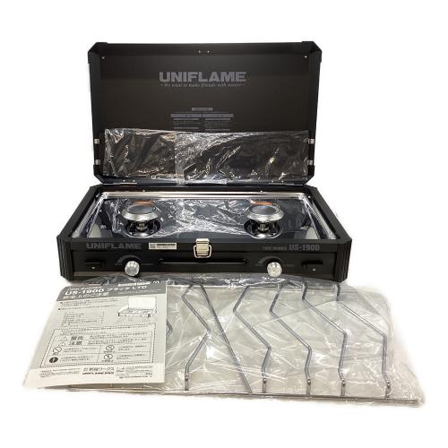UNIFLAME (ユニフレーム) ツインガスバーナー 610350 ツインガスバーナー US-1900 ブラックLTD