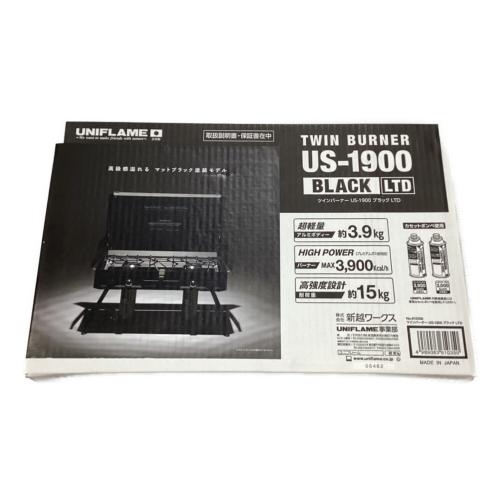 UNIFLAME (ユニフレーム) ツインガスバーナー 610350 ツインガスバーナー US-1900 ブラックLTD