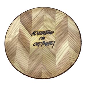 KELLYBOCK WOODEN YABANE PLATE AIOT!Ver. アウトドア食器 SIZE M (24cm)