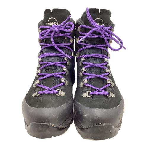 mont-bell (モンベル) アルパインクルーザー800 レザー Women's ハイカット(ソフトソール) トレッキングシューズ 1129746 レディース SIZE 24cm ブラック×パープル