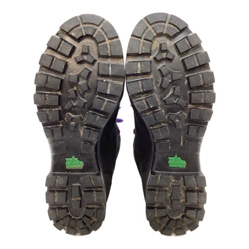 mont-bell (モンベル) アルパインクルーザー800 レザー Women's ハイカット(ソフトソール) トレッキングシューズ 1129746 レディース SIZE 24cm ブラック×パープル