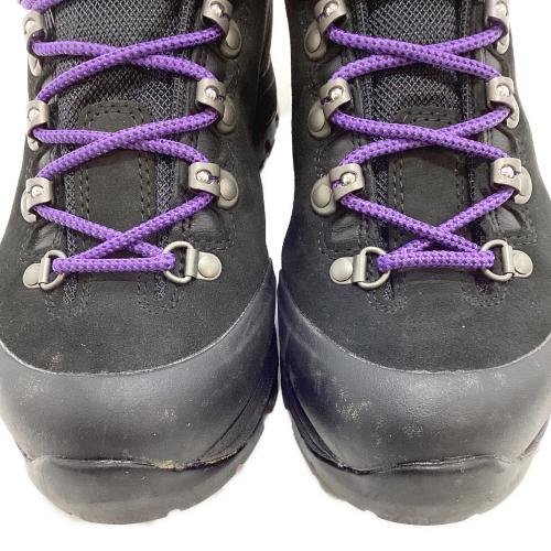 mont-bell (モンベル) アルパインクルーザー800 レザー Women's ハイカット(ソフトソール) トレッキングシューズ 1129746 レディース SIZE 24cm ブラック×パープル