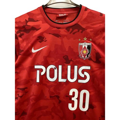 浦和レッズ (ウラワレッズ) サッカーユニフォーム 585515-606 2014 ユニフォーム ホーム 長袖 SIZE S レッド