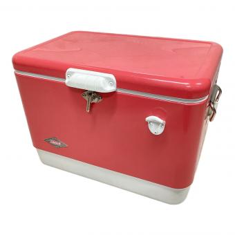 Coleman (コールマン) スチールベルトクーラー クーラーボックス 60周年 54QT(約51L) ストロベリーピンク