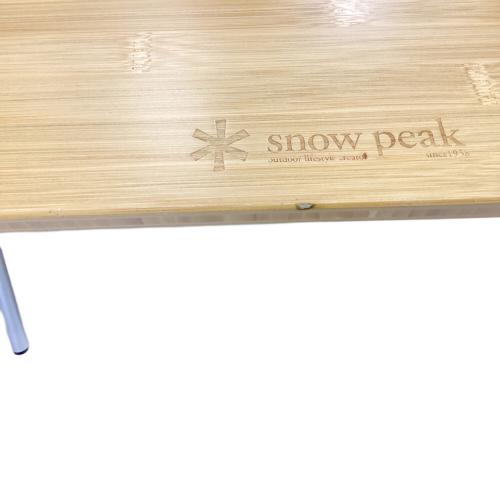 Snow peak (スノーピーク) アウトドアテーブル LV-015TR ワンアクションテーブルロング竹