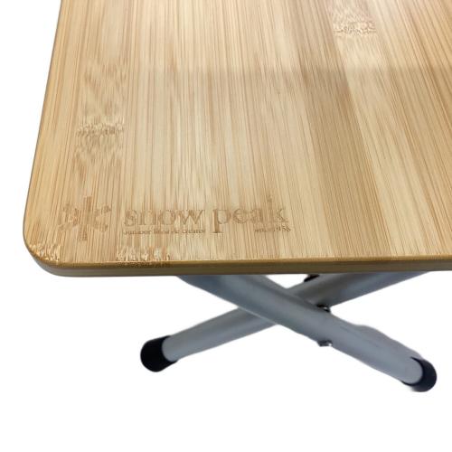 Snow peak (スノーピーク) アウトドアテーブル フォールディングシェルフ ロング竹　LV-066TR