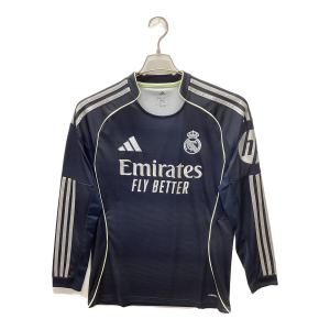 レアル・マドリード サッカーユニフォーム JP3939 25-26シーズン・アウェイ 長袖 SIZE L ブラック