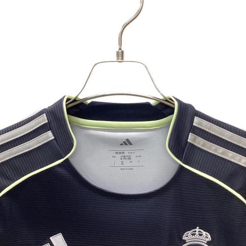 レアル・マドリード サッカーユニフォーム JP3939 25-26シーズン・アウェイ 長袖 SIZE L ブラック