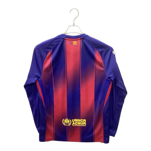 FCバルセロナ HJ4611-456　SIZE M　25-26シーズン・ホーム 長袖  ネイビー×レッド