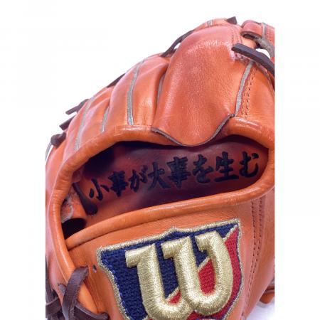 Wilson (ウィルソン) ウィルソンスタッフ 硬式グローブ オレンジ