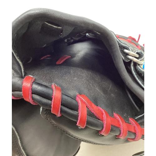 MIZUNO (ミズノ) 軟式グローブ ブラック×レッド