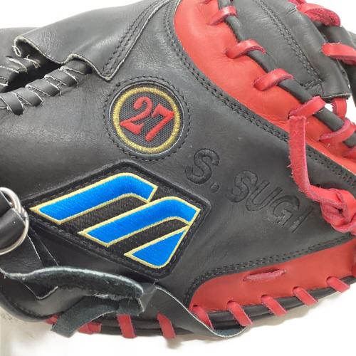 MIZUNO (ミズノ) 軟式グローブ ブラック×レッド