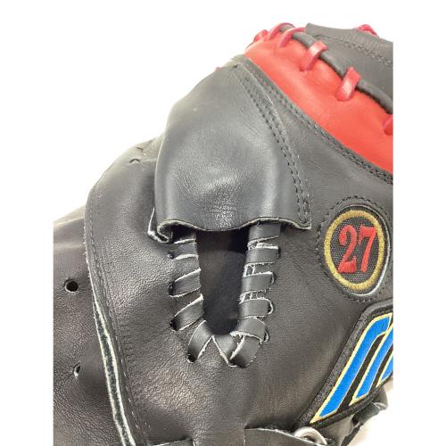 MIZUNO (ミズノ) 軟式グローブ ブラック×レッド