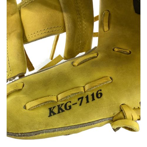 Hi Gold (ハイゴールド) 心極 軟式グローブ KKG-7116 イエロー