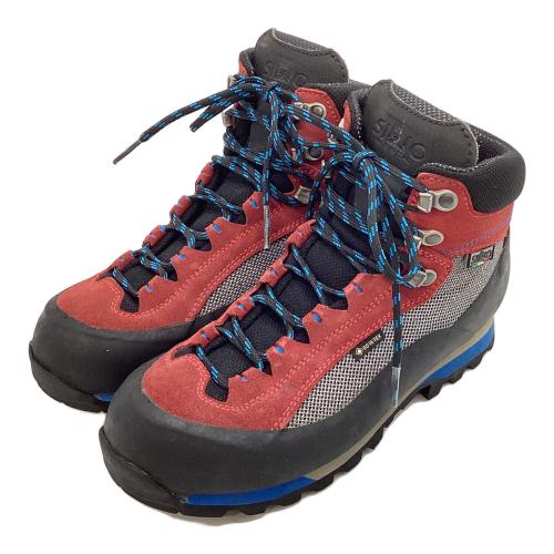 SIRIO (シリオ) 41A   ROSSO ハイカット(ハードソール) トレッキングシューズ レディース SIZE 24.5cm レッド×ブラック