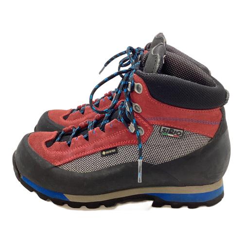 SIRIO (シリオ) 41A   ROSSO ハイカット(ハードソール) トレッキングシューズ レディース SIZE 24.5cm レッド×ブラック