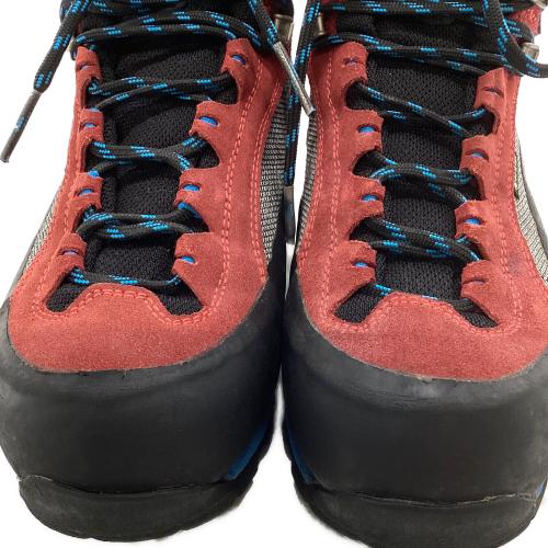 SIRIO (シリオ) 41A   ROSSO ハイカット(ハードソール) トレッキングシューズ レディース SIZE 24.5cm レッド×ブラック